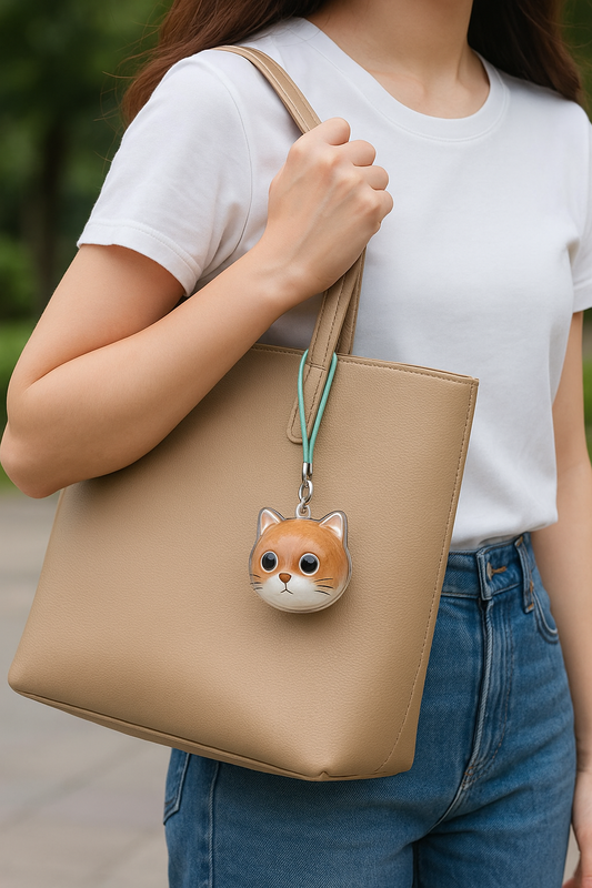 🐾 PawCharm Cat Fur Memory Keychain